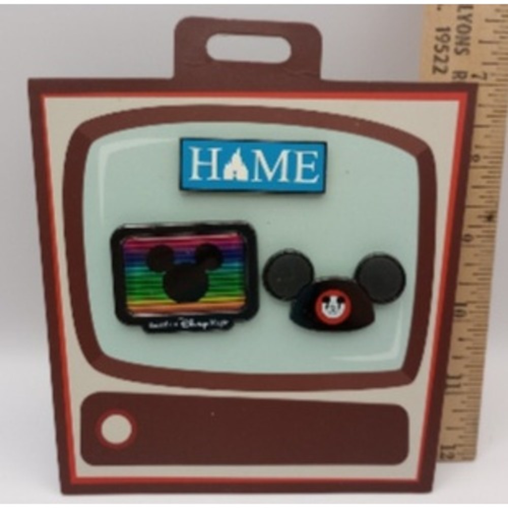 Disney Parks Trading Pin Set 2020 Raised on Disney Magic Home Mickey Ear Hat